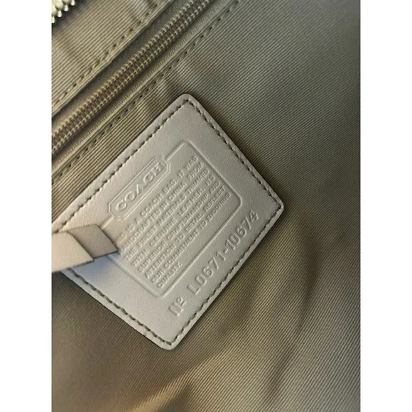 COACH Hamptons Multicolored Scribble Monogram Tote Shoulder Bag - Picture 8 of 8